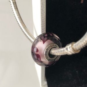 Pandora Butterfly Glass Charm